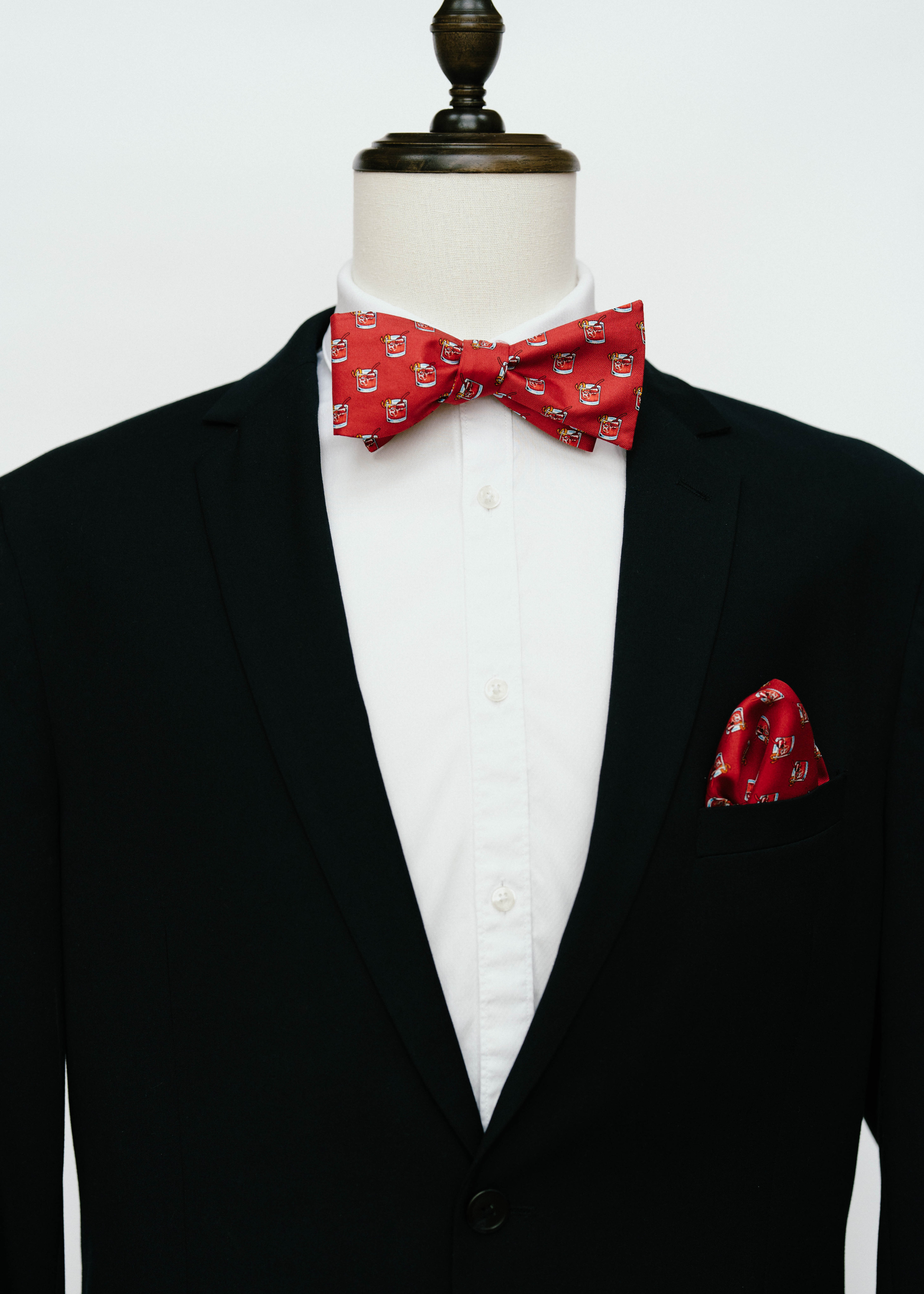Old Fashioned Bowtie Gift Set - Red
