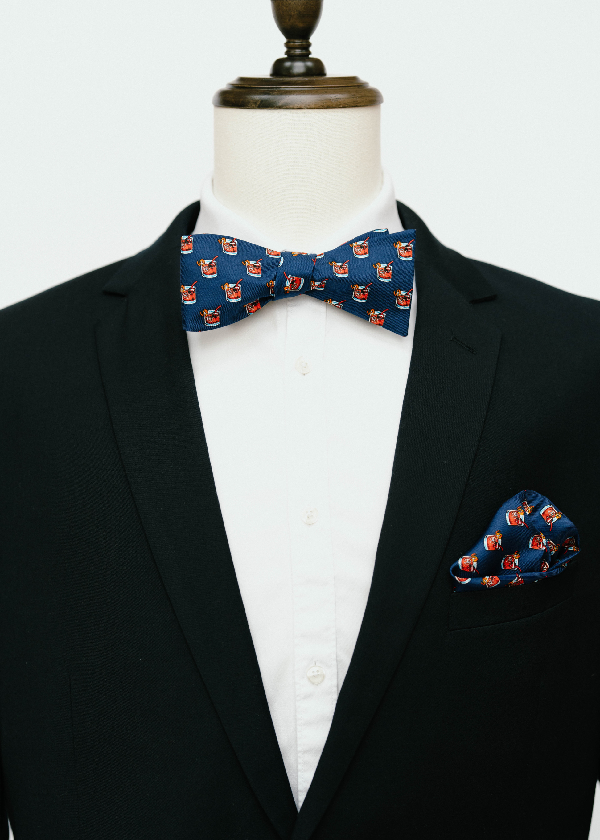 Old Fashioned Bowtie Gift Set - Navy