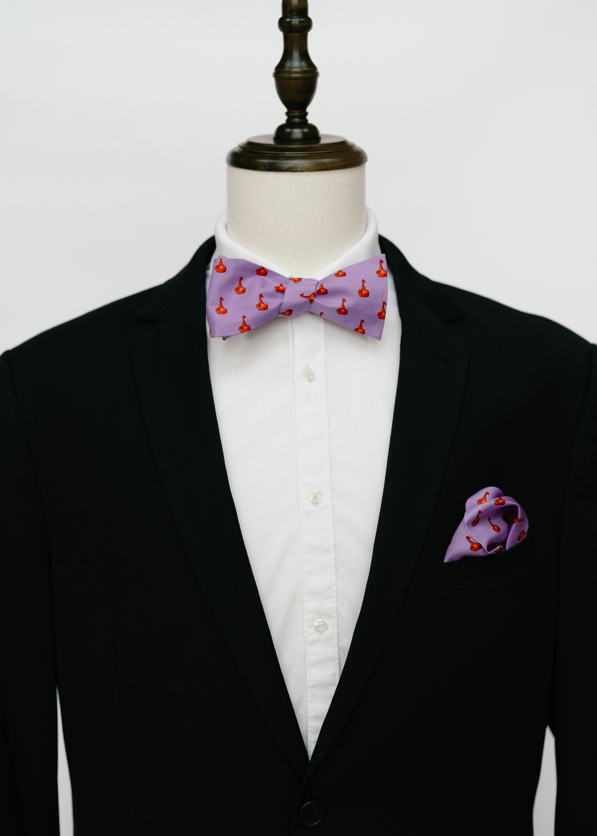 Copper Pot Still Bowtie Gift Set - Purple