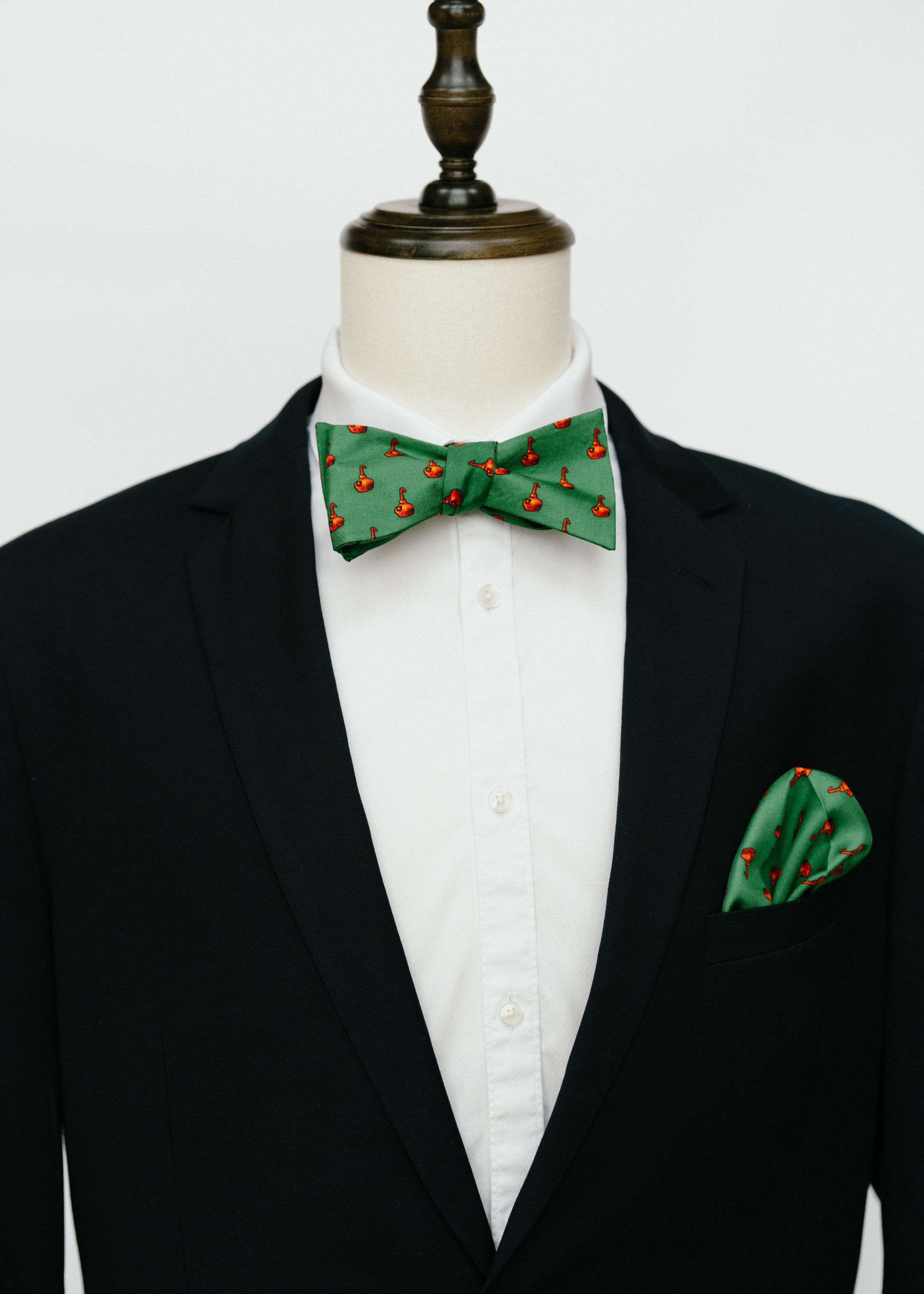 Copper Pot Still Bowtie Gift Set - Green