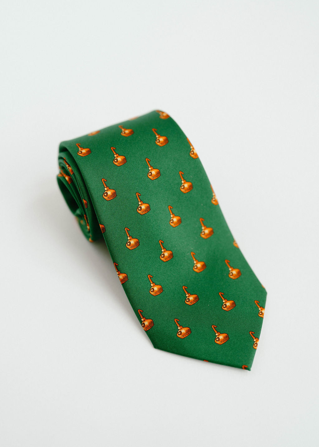 Copper Pot Still Necktie - Green