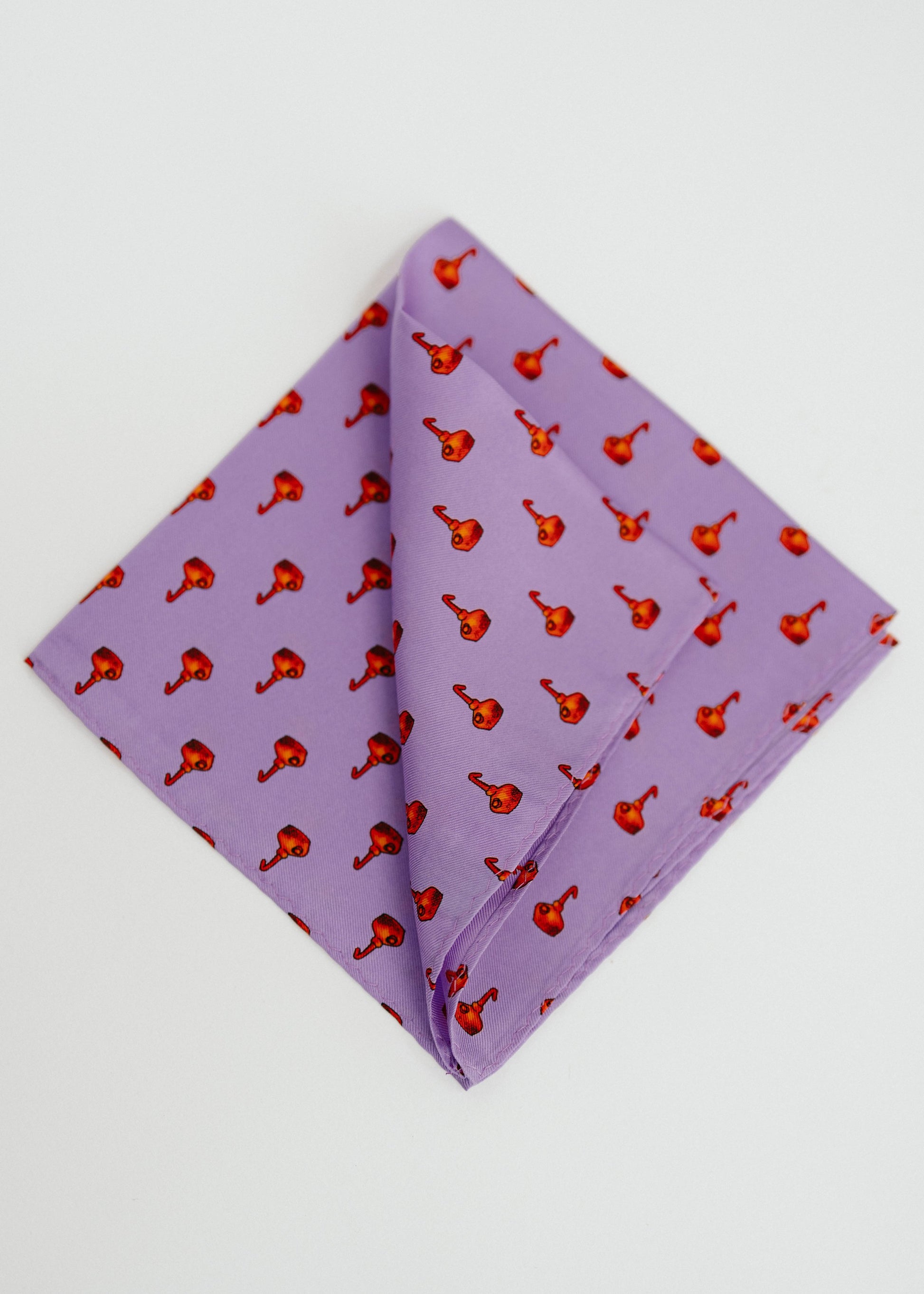 Copper Pot Still Pocket Square - Purple
