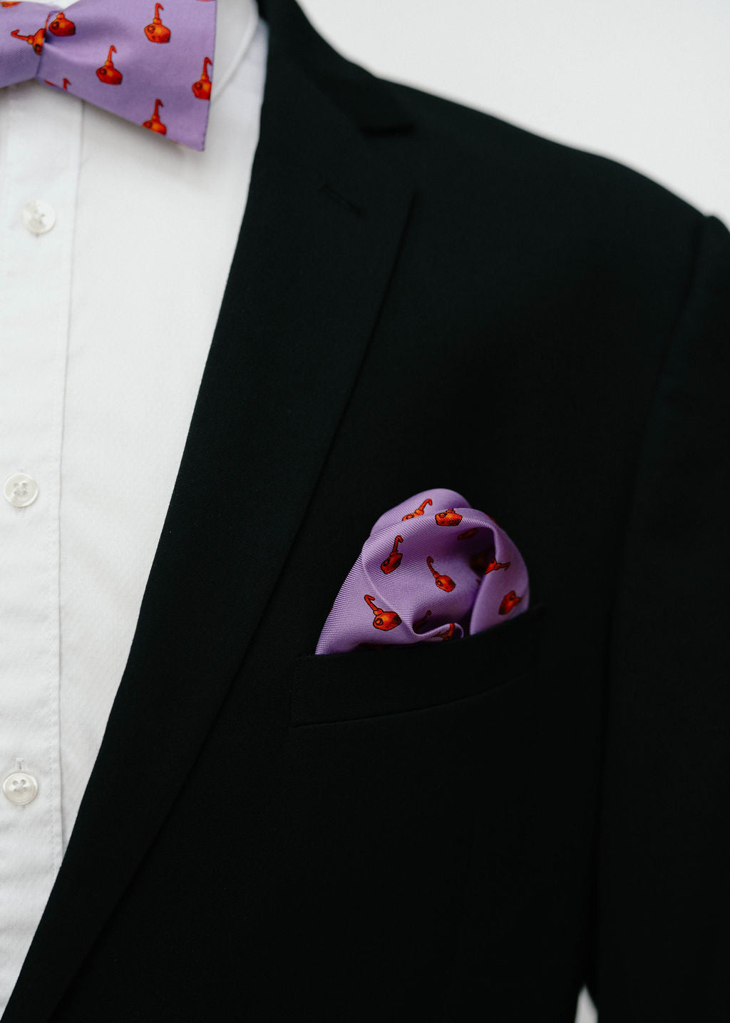 Copper Pot Still Pocket Square - Purple