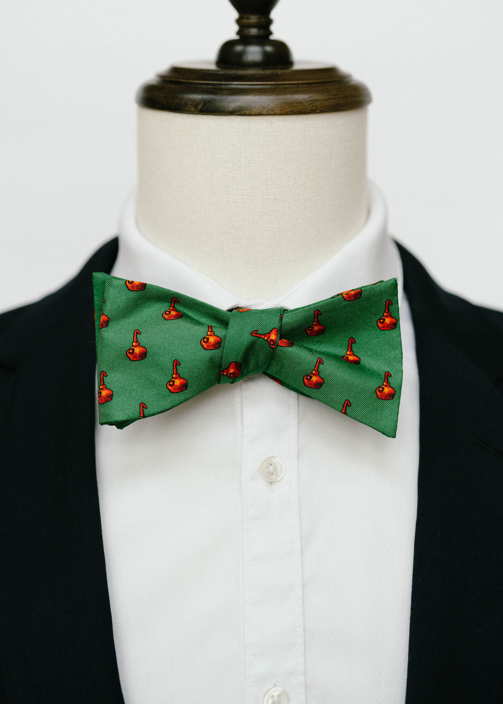 Copper Pot Still Bowtie - Green